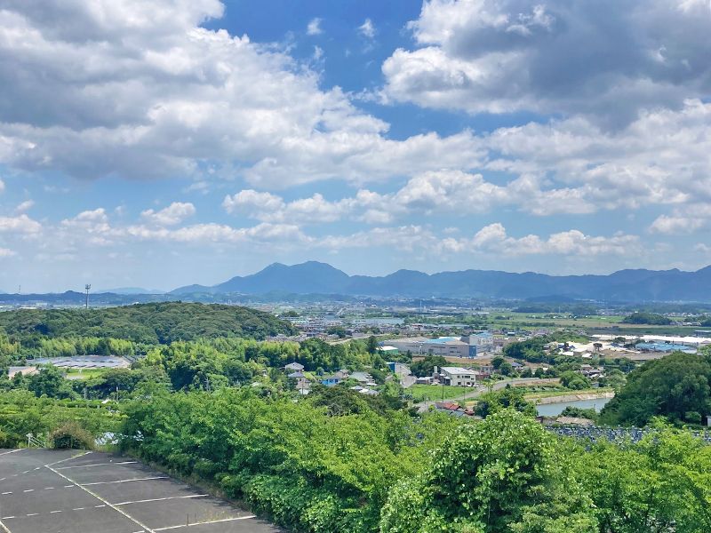 長閑な風景が臨みます。