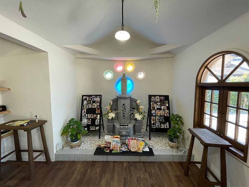 蔡華寺ペット葬儀館内