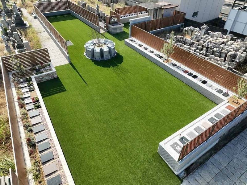 開放感あふれる環境が魅力の樹木葬です