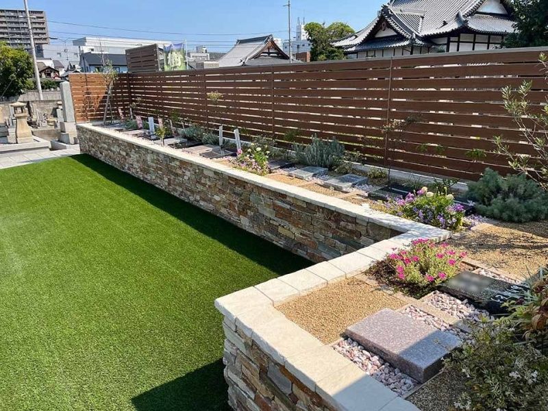 墓域は常に美しく保たれています