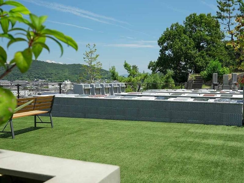 緑と木々に包まれた癒しの空間です