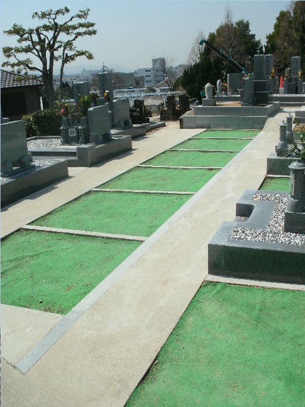 泉南中村区霊園　整備された区画