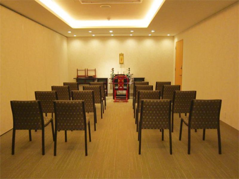 ゆめみどうのこじんまりして温かみのある法要室