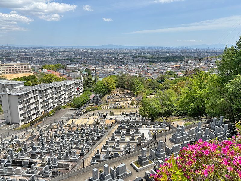 霊園からの眺望