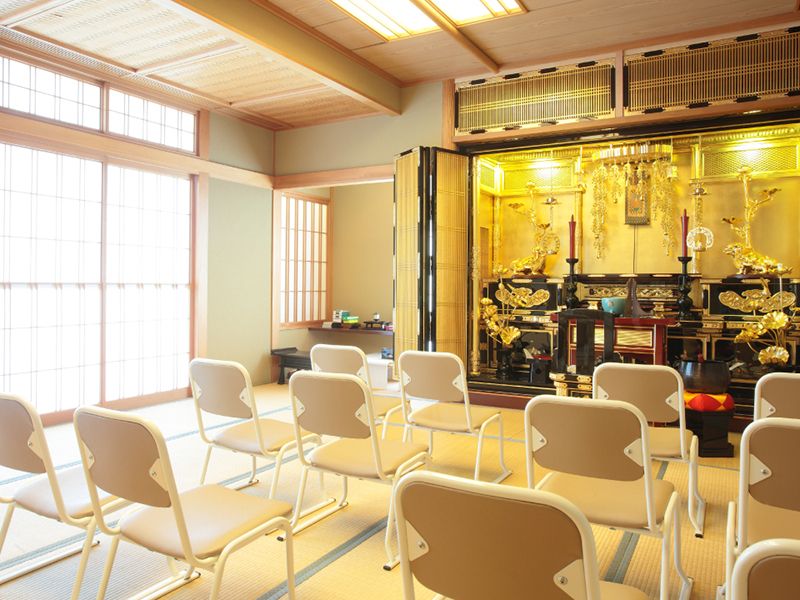 やさしい雰囲気の法要式場