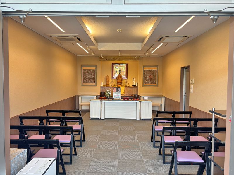 ご葬儀も営める法要室が2か所ございます