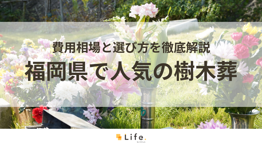 【解説付き】福岡県で人気の樹木葬10選！費用相場と選び方を徹底解説