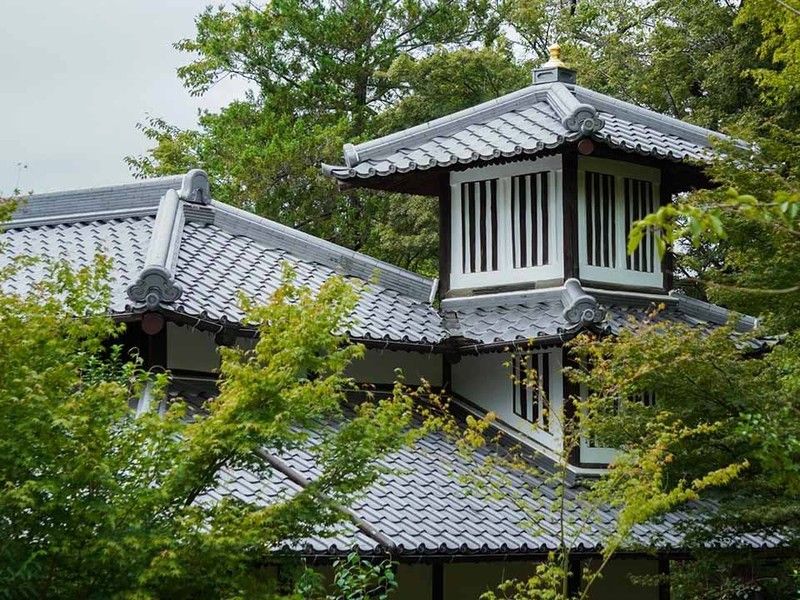 白洲屋敷を移築した本堂