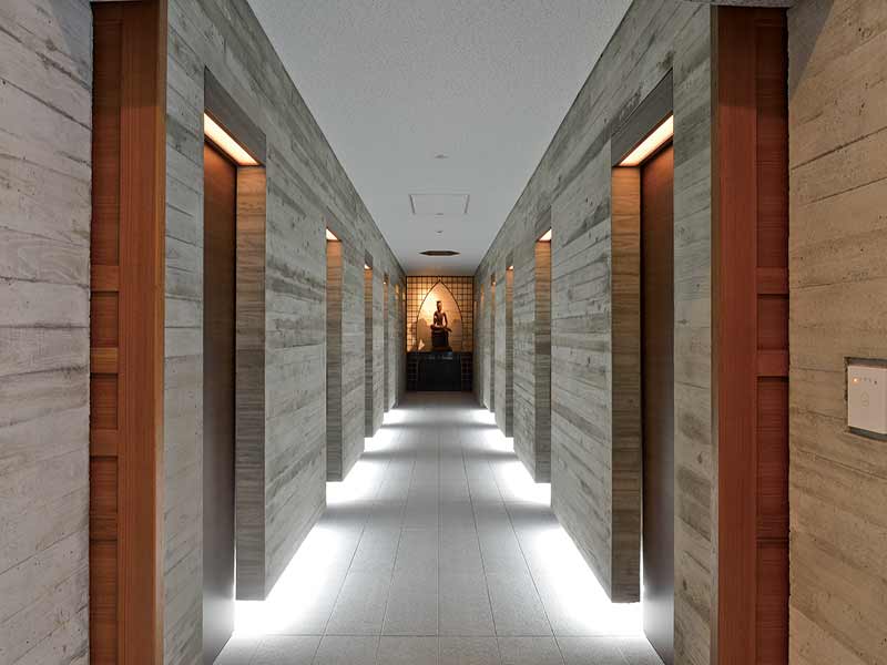 武蔵陵苑の館内