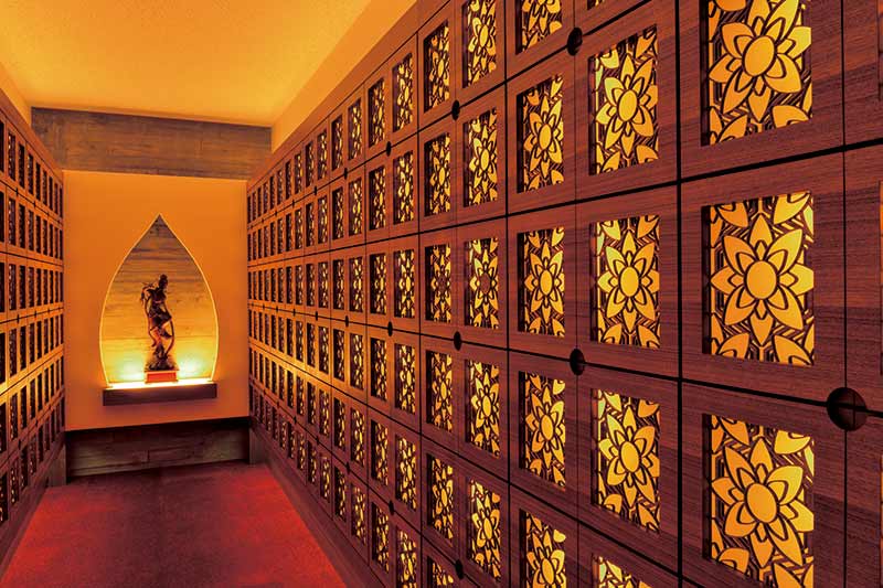 武蔵陵苑の「煌（納骨壇）」