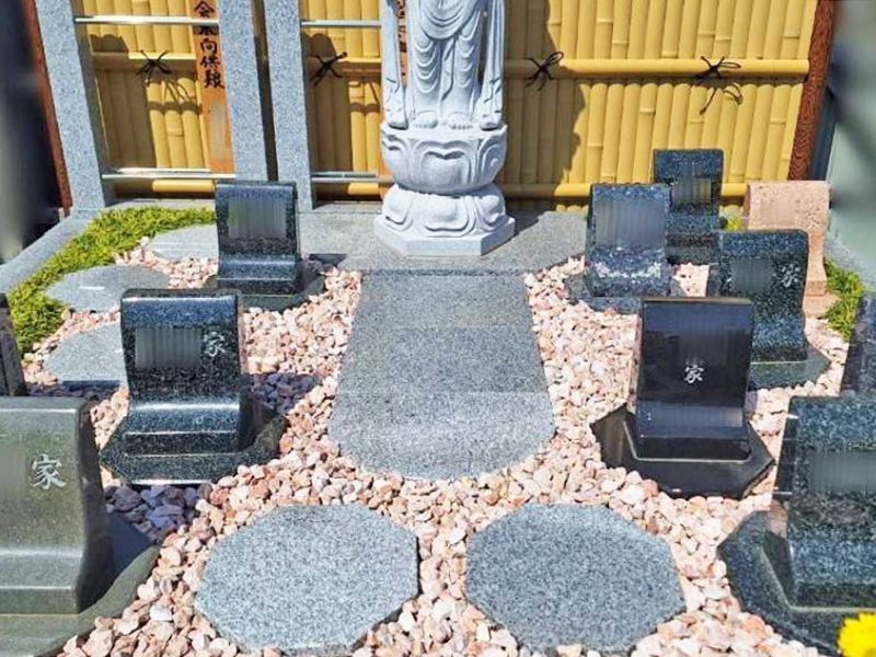 墓石は7種類の石から選べます