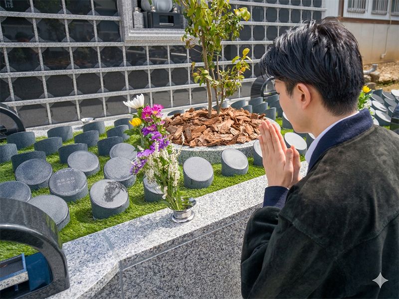 お参りの様子