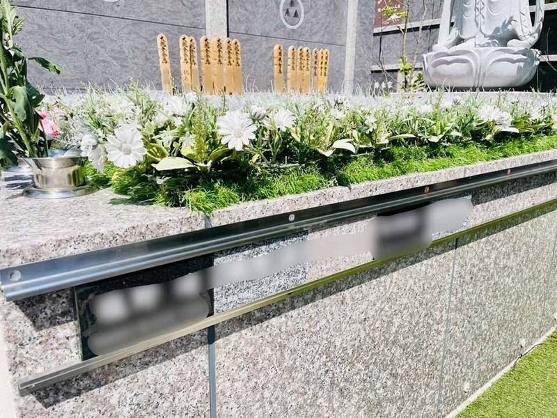 樹木葬墓地プレート