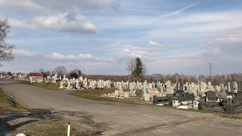 旭川市営　近文墓地