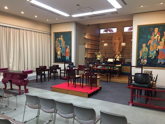 恵光メモリアル 新宿浄苑 ペットと眠る樹木葬テッセ　瑞光寺本師堂室内一角