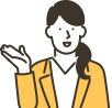 墓じまいについて説明する女性のイラスト
