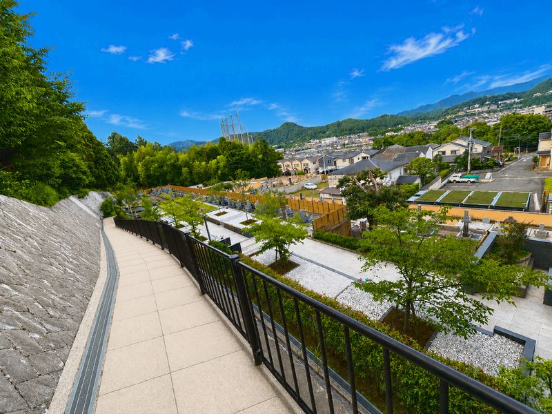 スロープからの景色