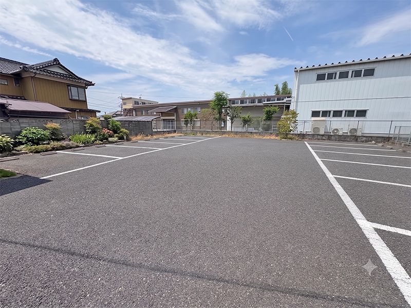 駐車場も完備されています