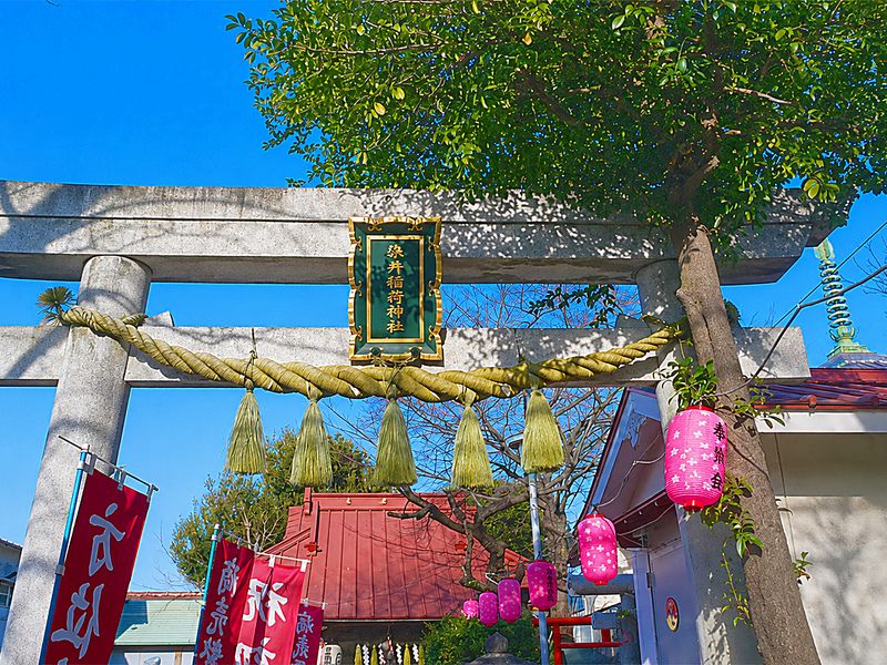 染井稲荷神社が隣接しています