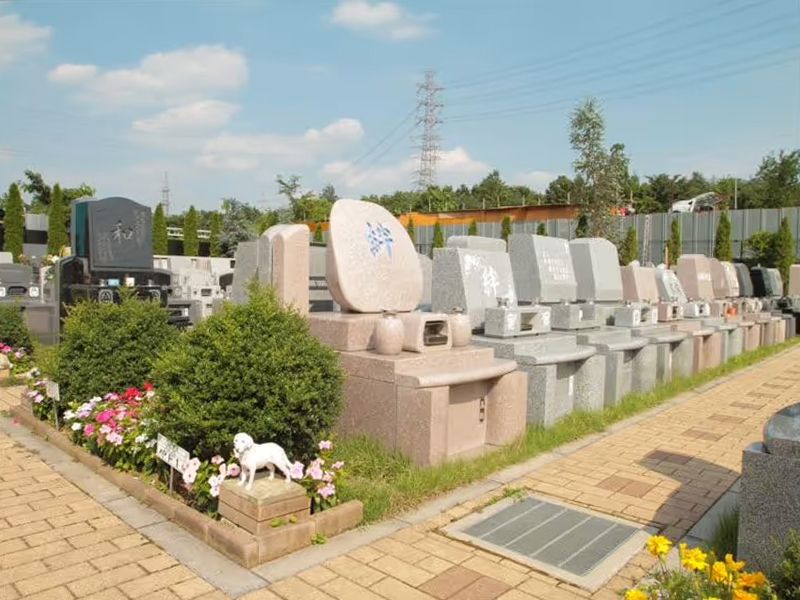 ペットも一緒に納骨できる区画です