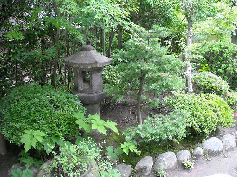 龍峰院　手入れされた庭園風景