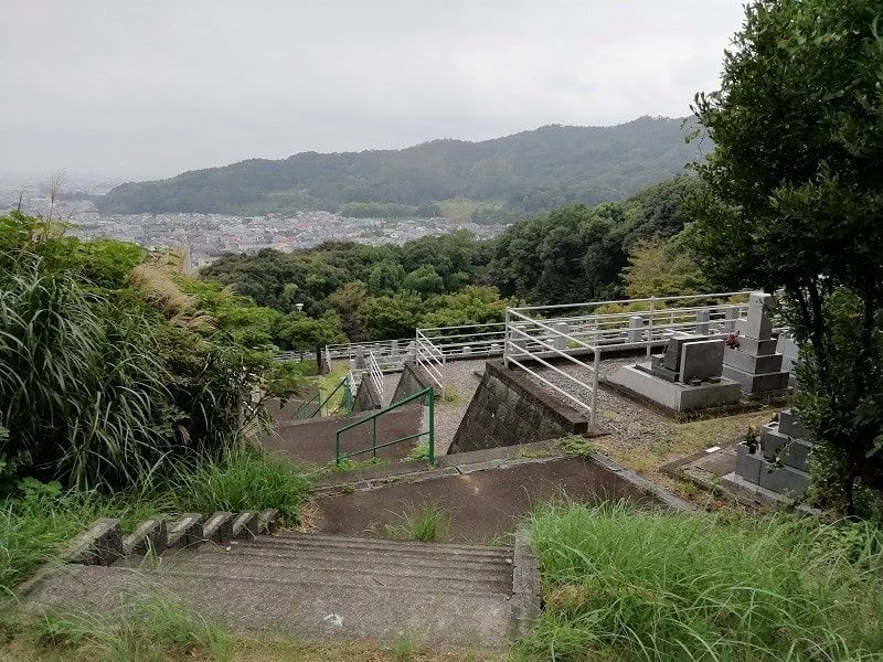 御油霊園から見える御油