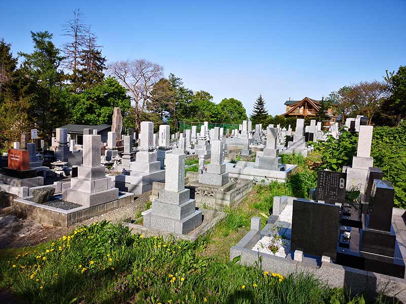 小樽市営 張碓墓地