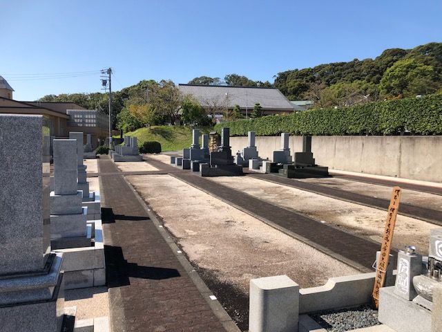 日進桜楓霊苑の区画の様子