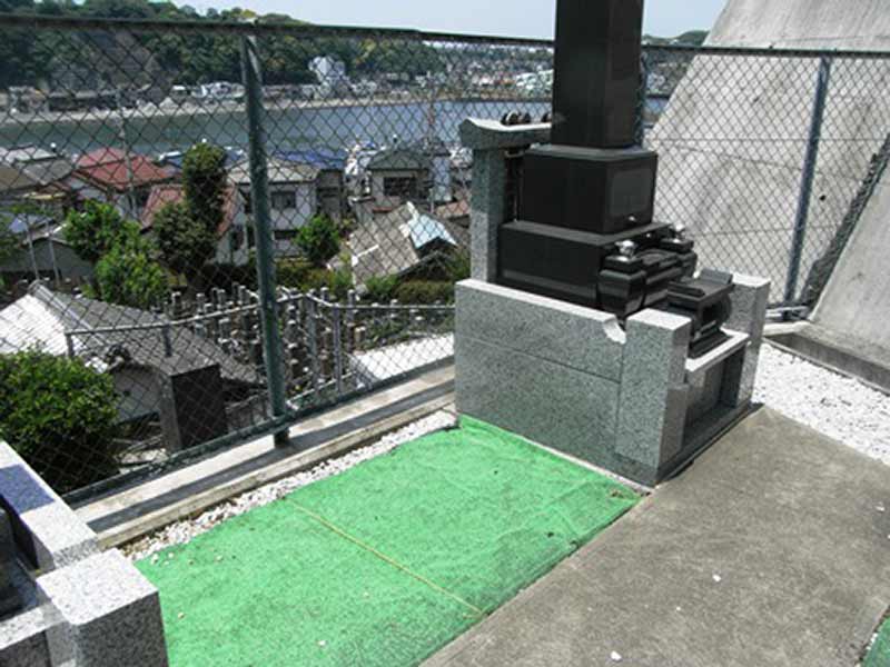 東林寺　整備された区画