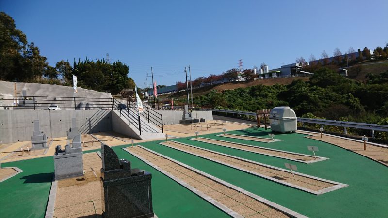 箕島丘墓苑の墓地区画