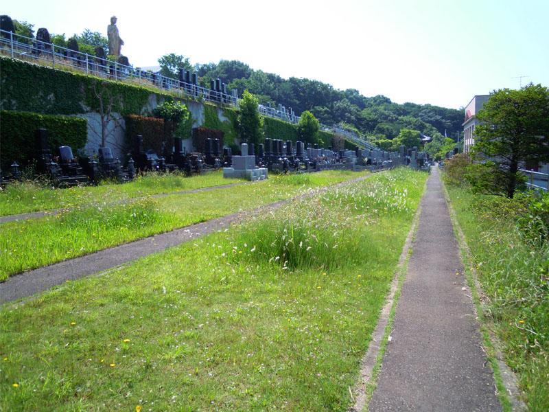 川崎霊園　自然に囲まれた墓地