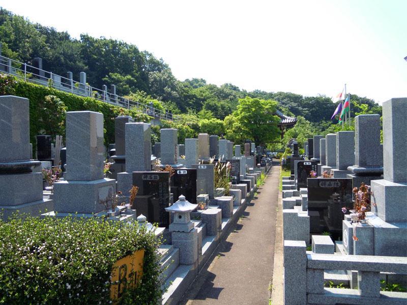 川崎霊園　整備された区画