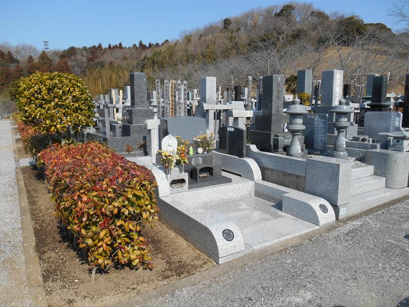 袖ヶ浦市営 墓地公園　和型・洋型墓石