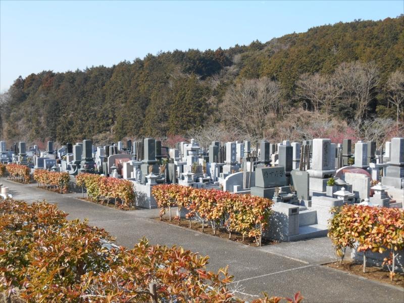 袖ヶ浦市営 墓地公園　一般墓所風景