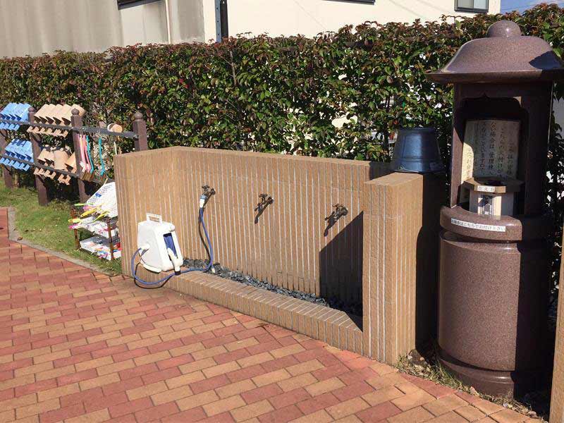 みつわ台霊園 殿台の杜　自由にお使い頂ける水道設備
