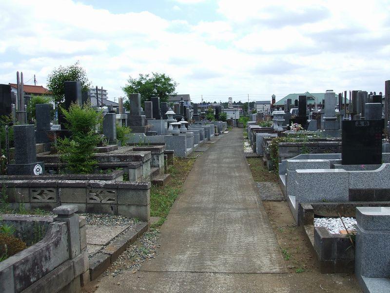 成田市営 成田霊園　平坦な参道