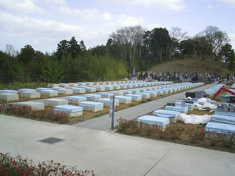 市原市営 海保墓園　新しい区画