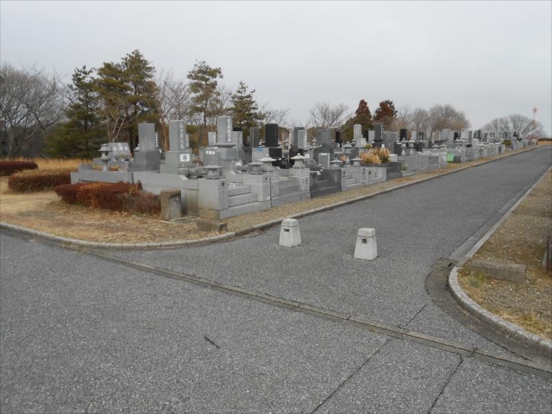 市原市営 海保墓園　開放感のある園内