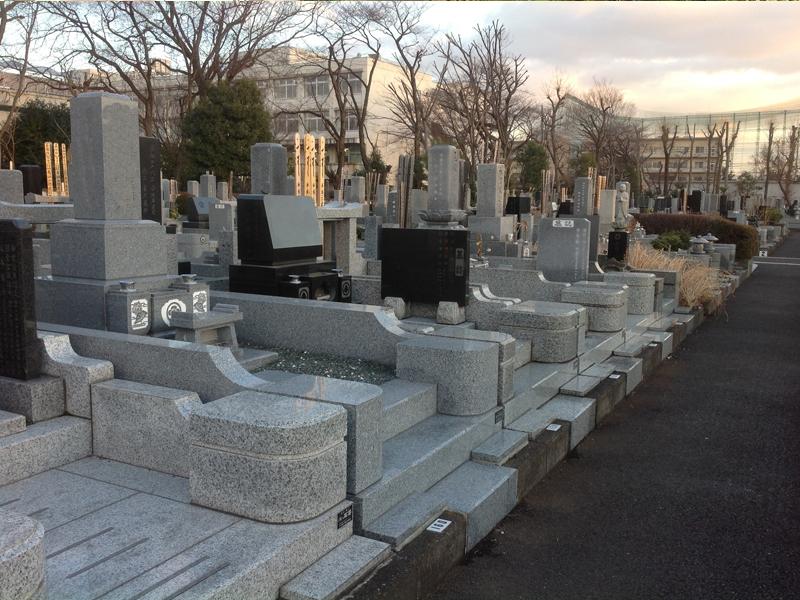 羽村市営 富士見霊園　広い区画