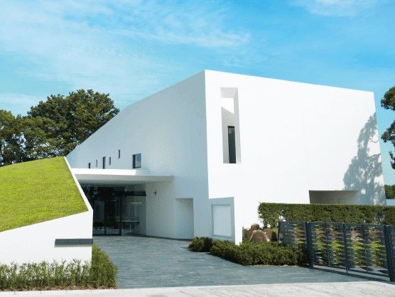 所沢聖地霊園　2016年グッドデザイン賞を受賞した管理事務所