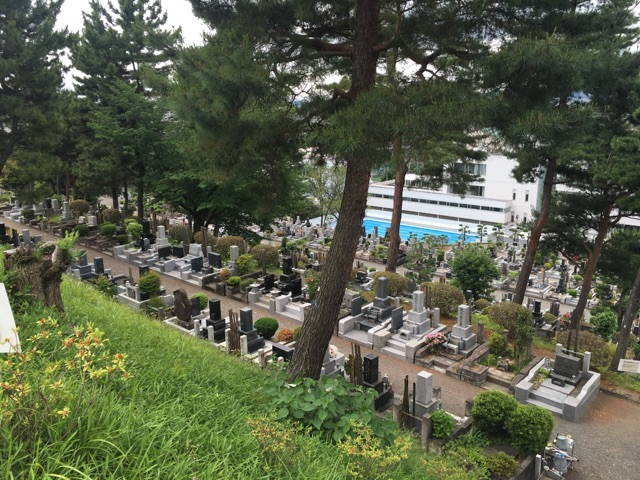 八王子市営 甲の原霊園　霊園風景②