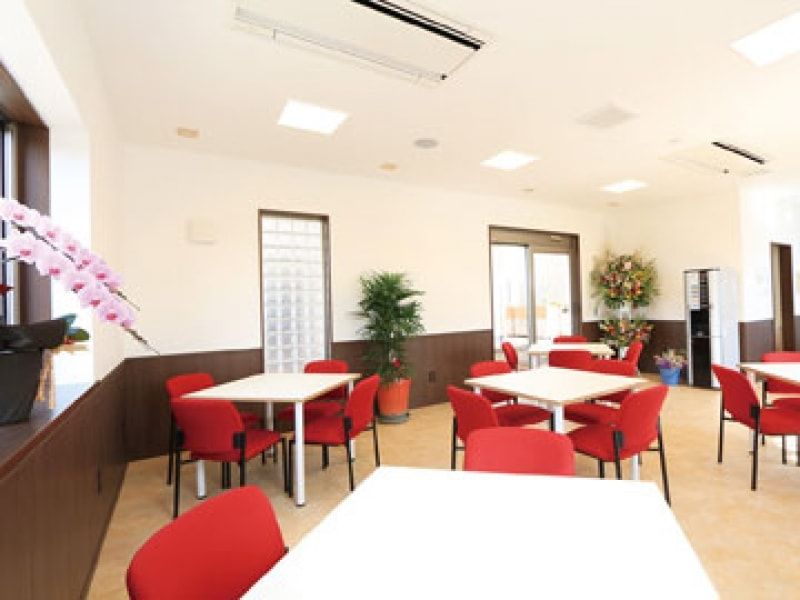 第二朝霞聖地霊園の休憩所