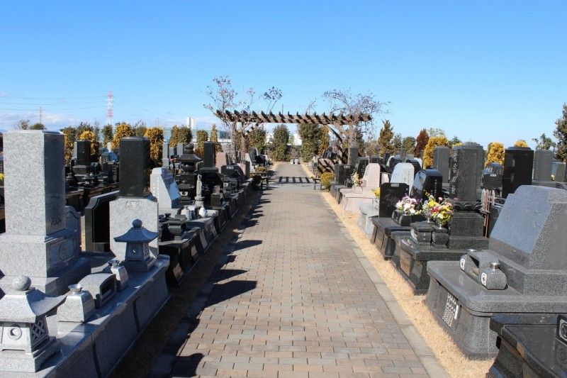 メモリアルガーデン新座の墓地全景