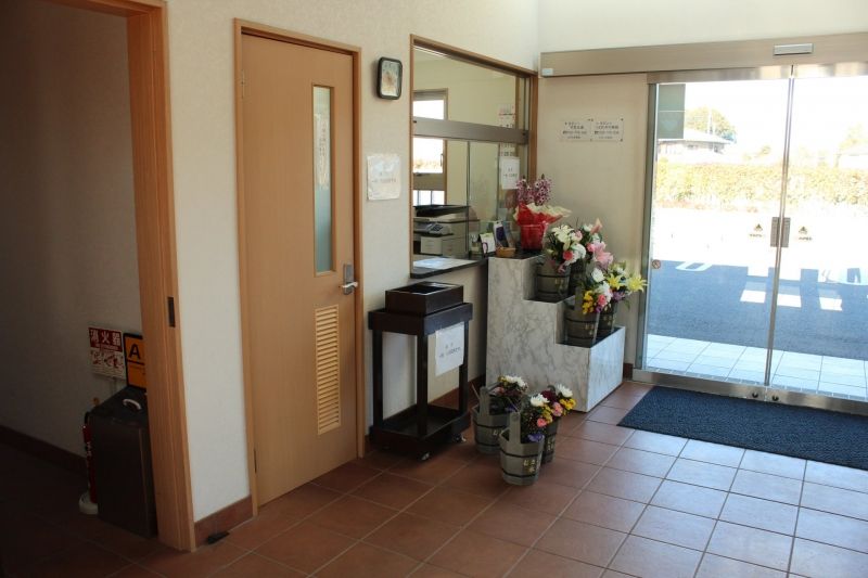 「むさしの聖地 永久の郷」の受付