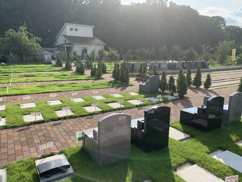 メモリアルプレイス川口の郷の洋型墓石エリア