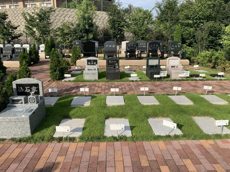 メモリアルプレイス川口の郷の空き区画のあるエリア