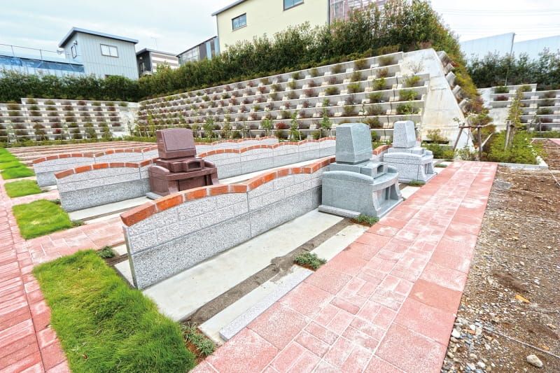 なごみの丘霊園　区画整備された霊園