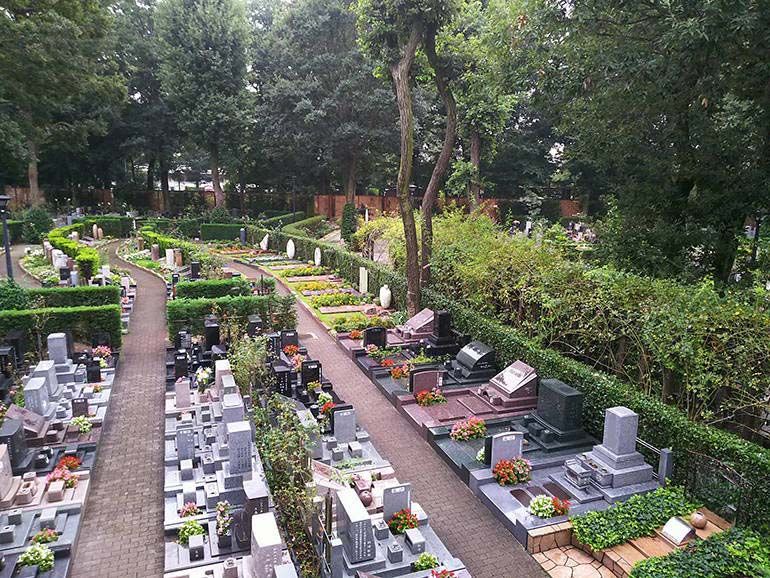 小平ふれあいパーク　色どり豊かな霊園内