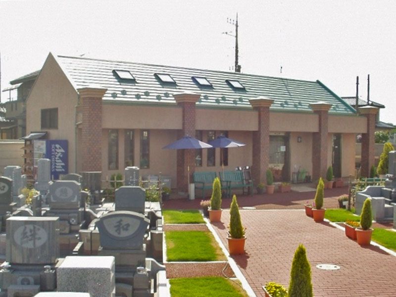 かわいらしいデザインの霊園