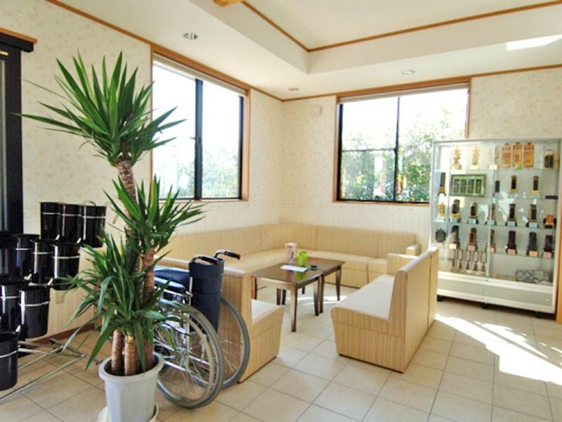 清潔に管理された休憩所